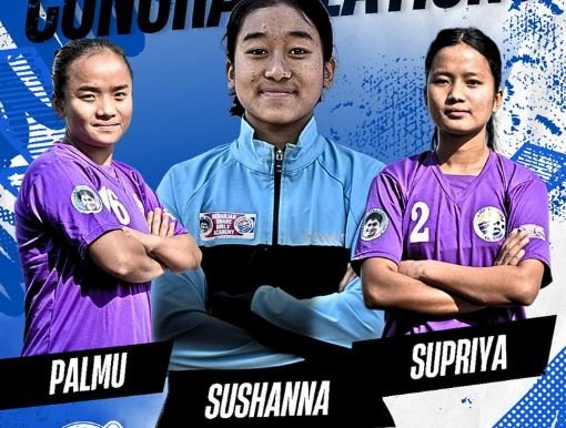 Three Darjeeling Hills Players Shine in Bengal Women's Football Team at National Games Three Darjeeling Hills Players Shine in Bengal Women's Football Team at National Games